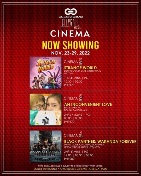 citygate cinema showing|Gaisano Grand Citygate Cinema, Corner Tigatto Cabantian .